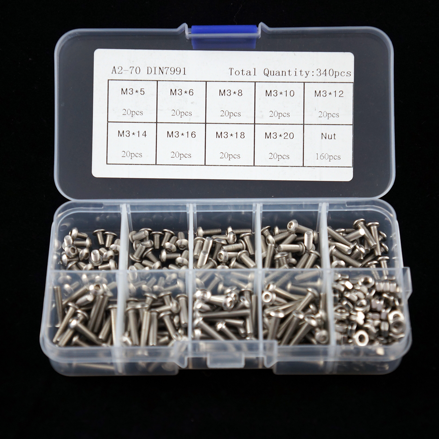 Set of M3 metal screws