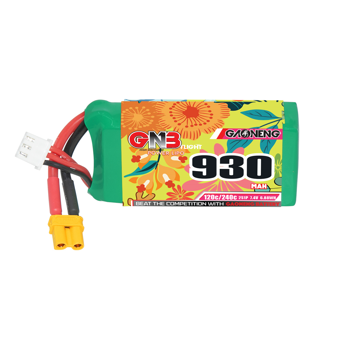 930mAh 2S 120C