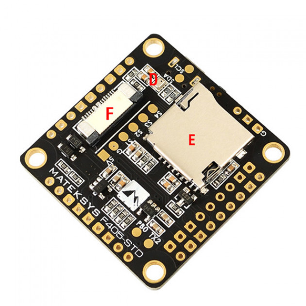 Matek f405 std подключение crossfire